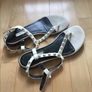 Balenciaga White Sandals size 38.5